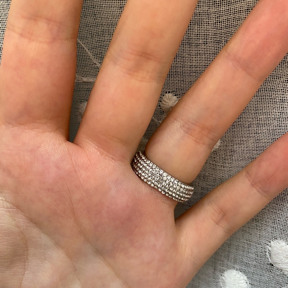 Firm❗️Full crystal inlaid leopard ring - Picture 6 of 6